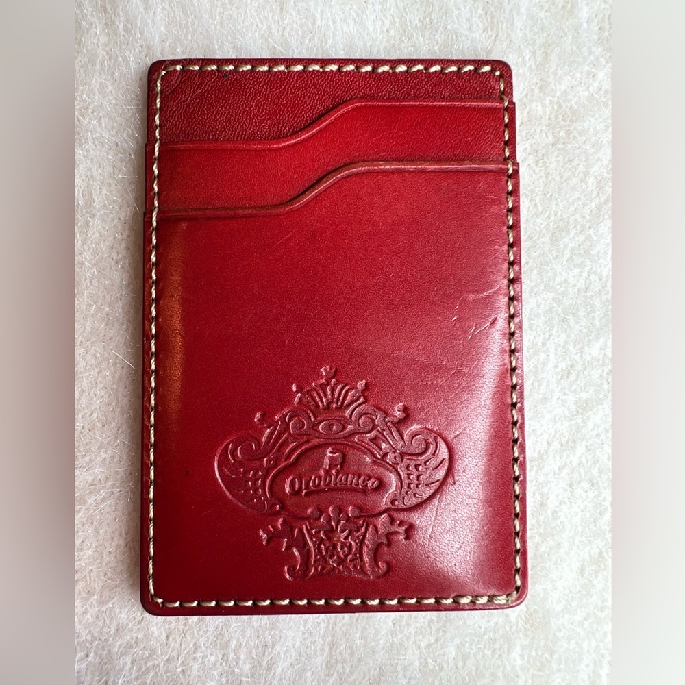 Authentic Orobianco wallet card holder